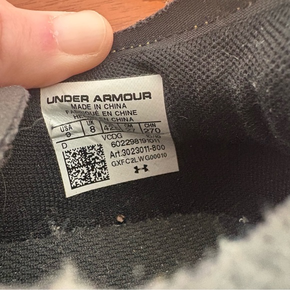 UA Under Armour Men’s Tribase Reps Cross Training Gym Sneakers Black Orange Sz 9 - Picture 8 of 9